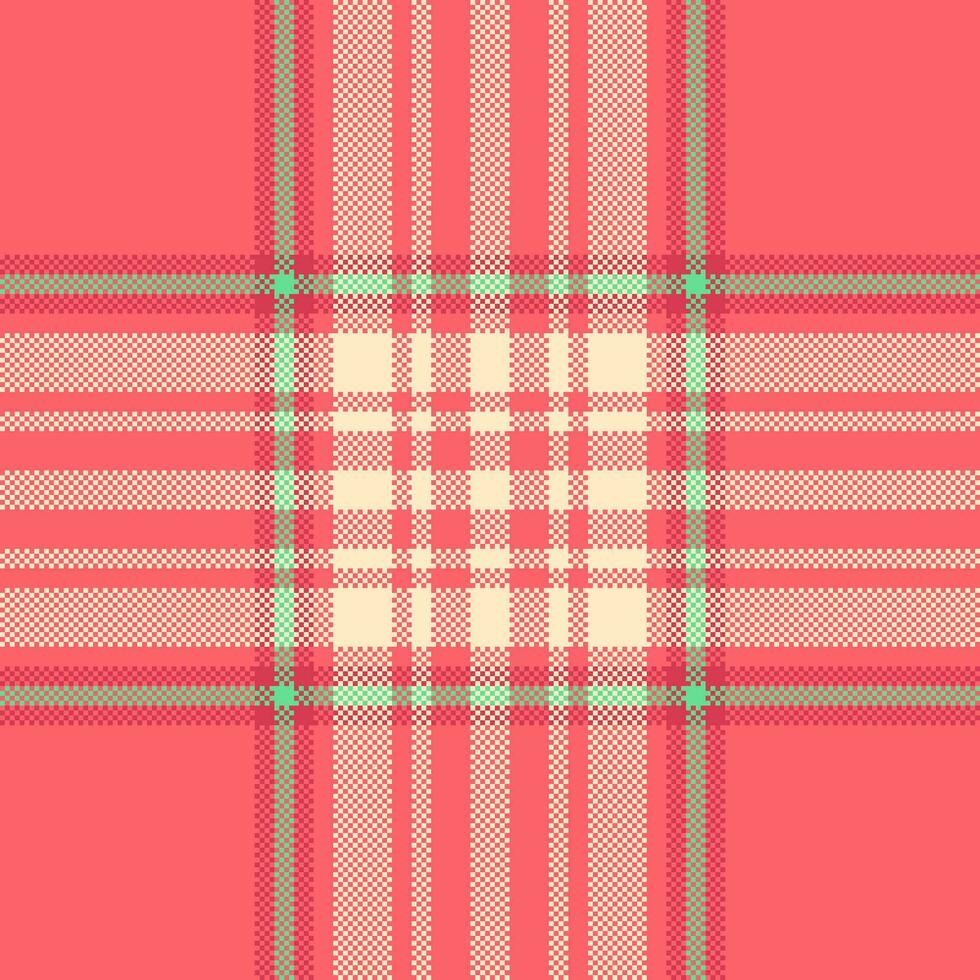 Fabric texture seamless of textile pattern check with a vector tartan plaid background.