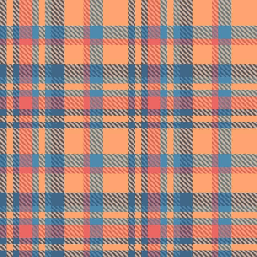 Fabric tartan plaid of pattern seamless check with a vector textile background texture.