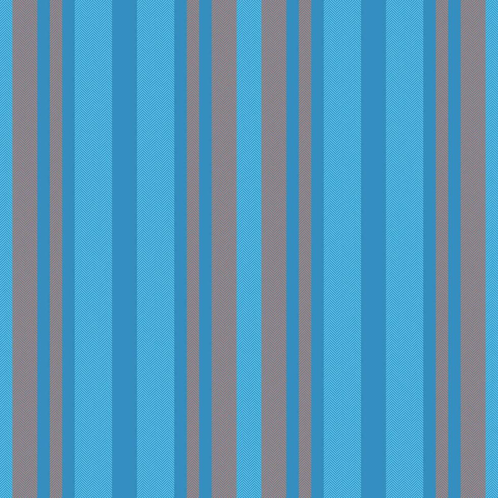 Vertical lines stripe pattern in blue. Vector stripes background fabric texture. Geometric striped line seamless abstract design.