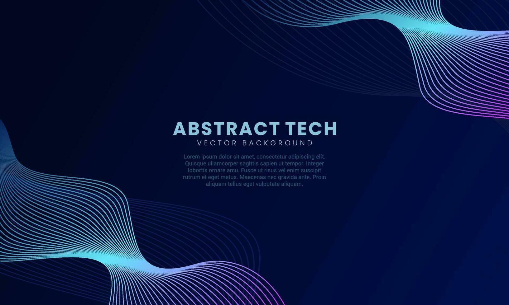 Techno Background Vector Design Template 1