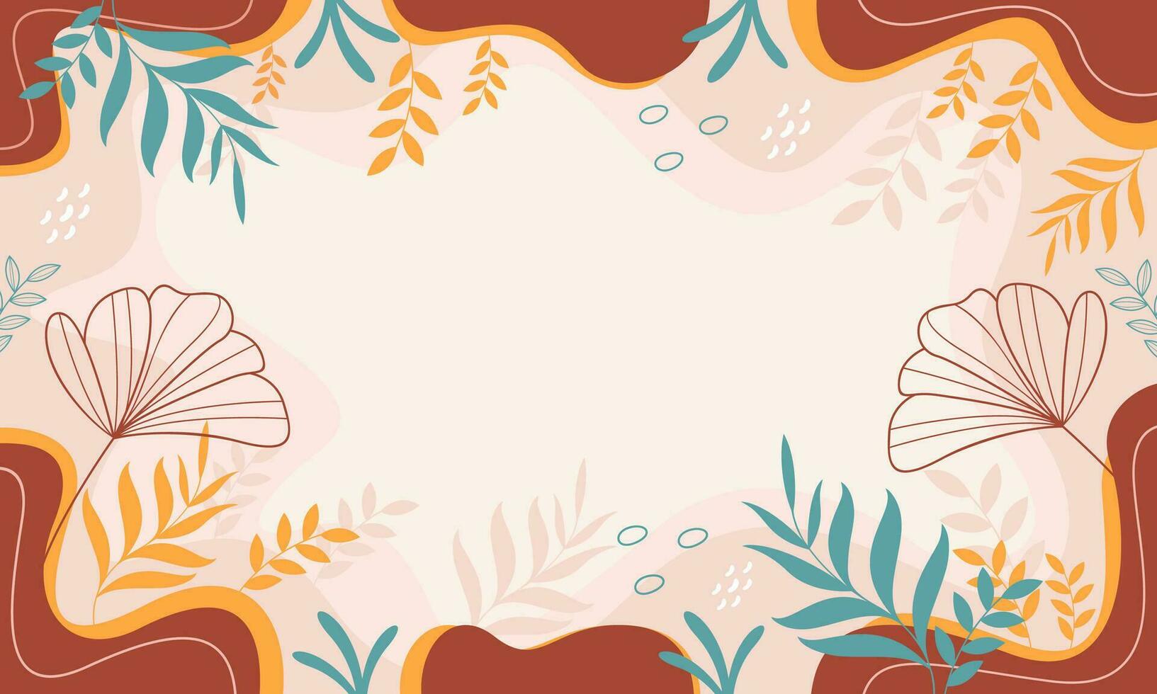 Hand Drawn Abstract Doodle Aesthetic Background 10 vector