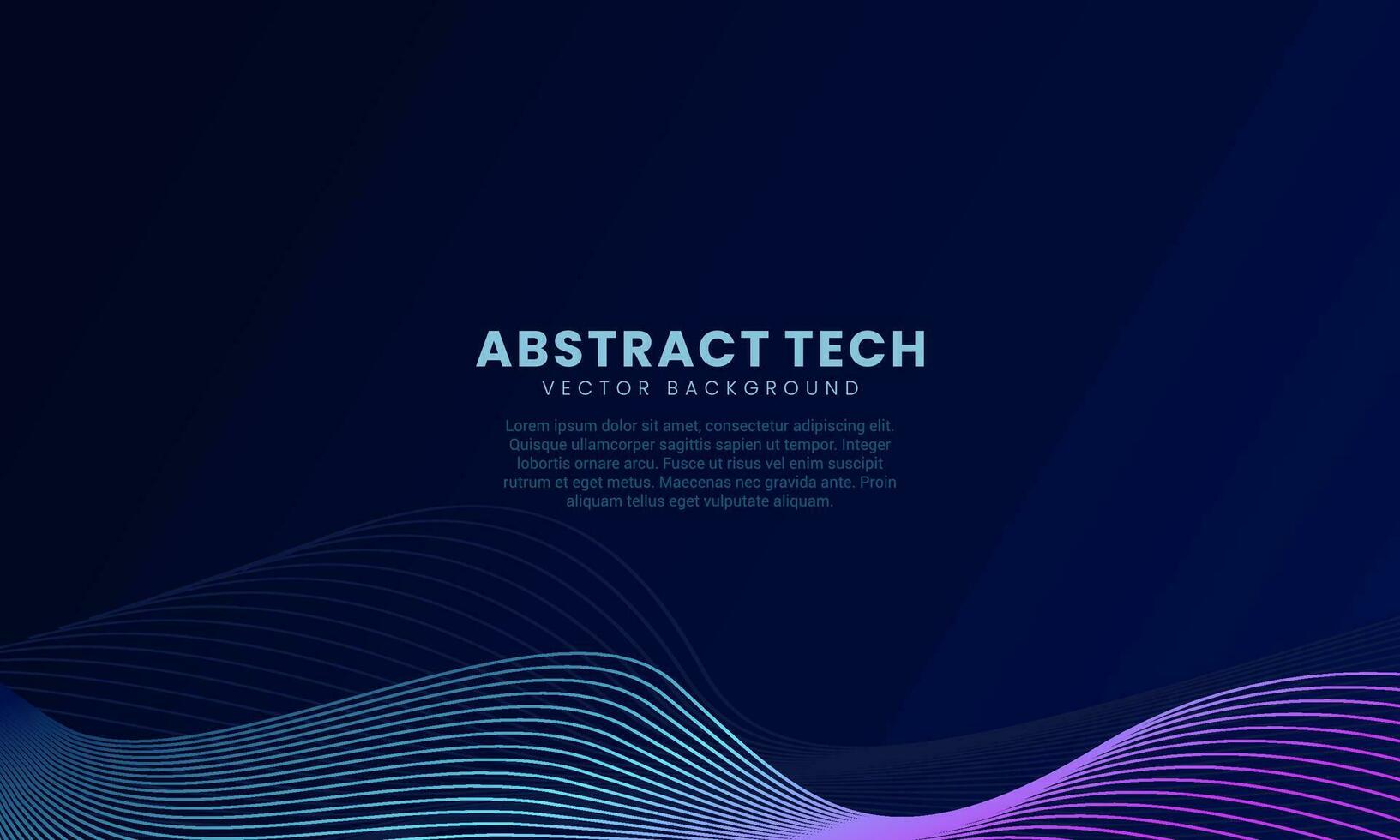Techno Background Vector Design Template 5