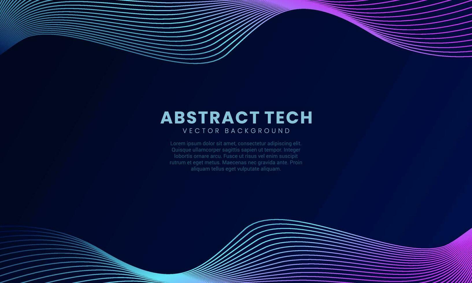 Techno Background Vector Design Template 8