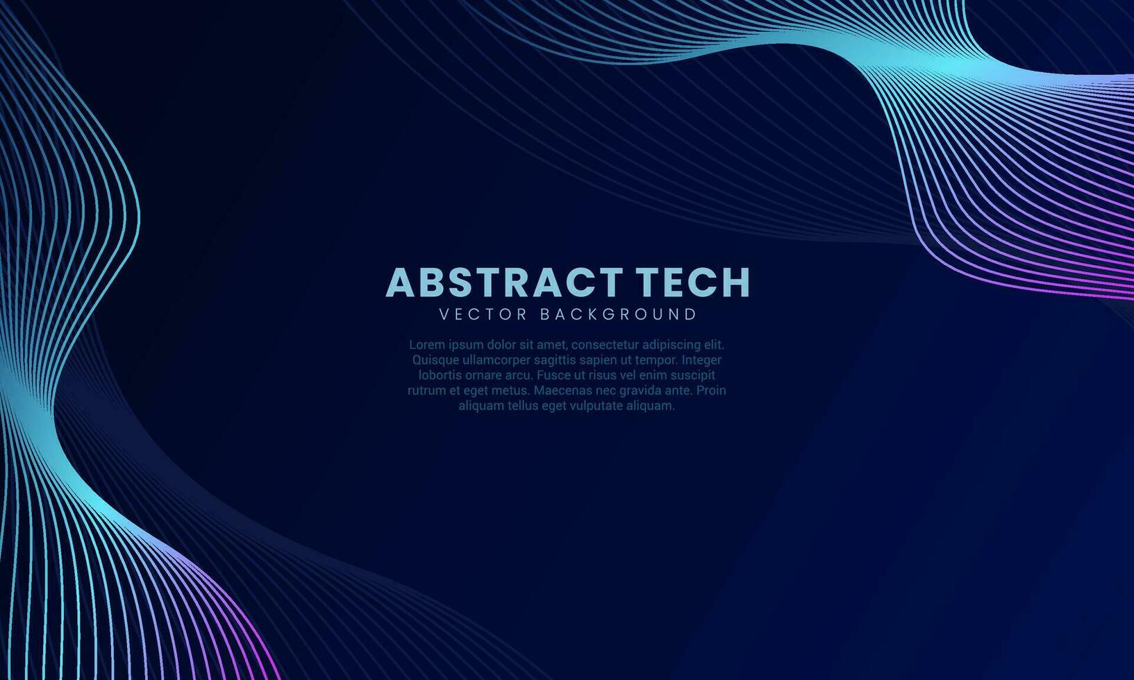 Techno Background Vector Design Template 7