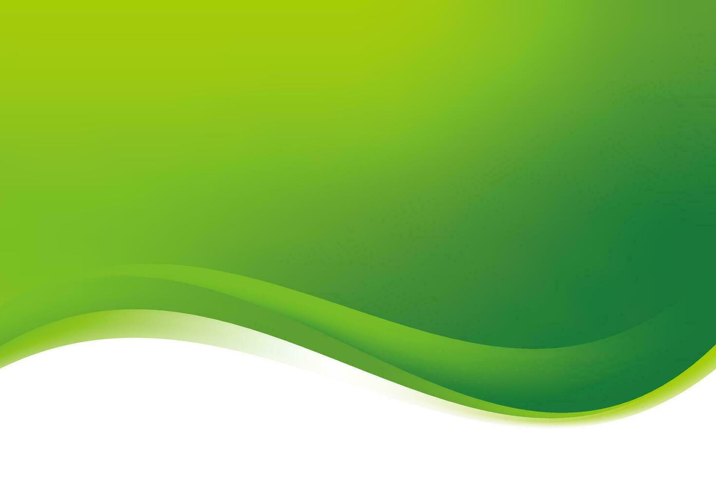 Green White Wavy Background Design vector