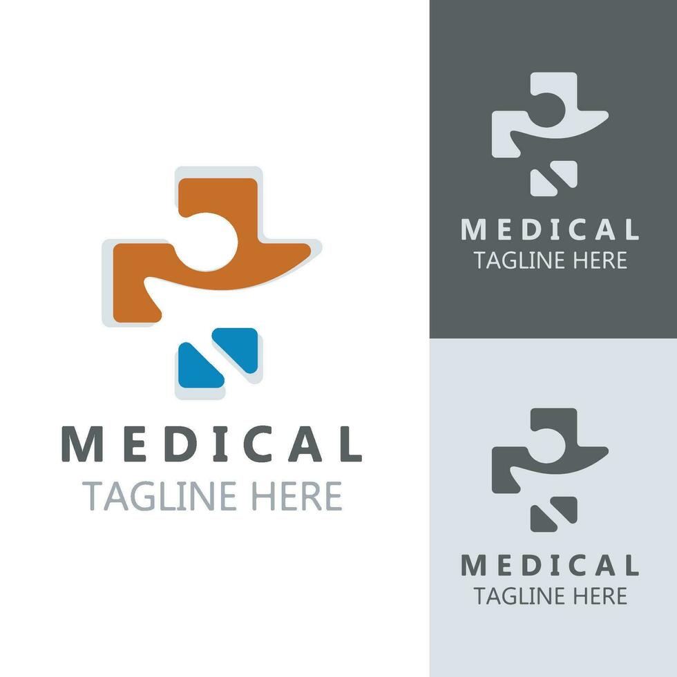 Medical  logotype health care simple modern design illustration template vector