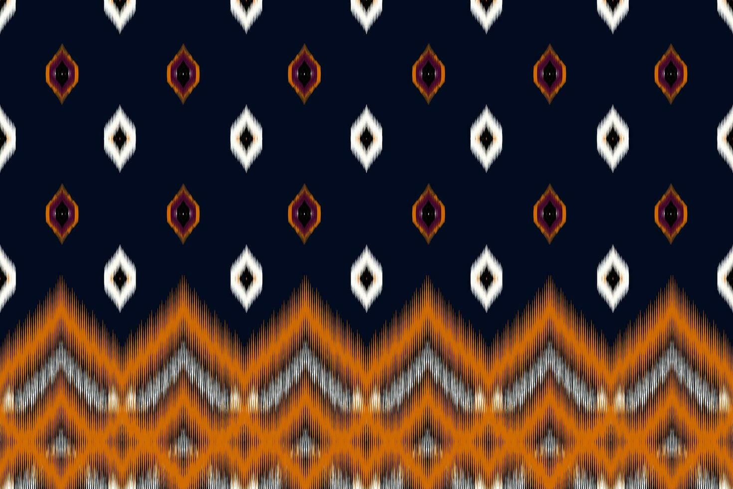 geométrico étnico oriental ikat sin costura modelo tradicional diseño para fondo, alfombra, fondo de pantalla, ropa, envoltura, batik, tela, bordado estilo vector ilustración.