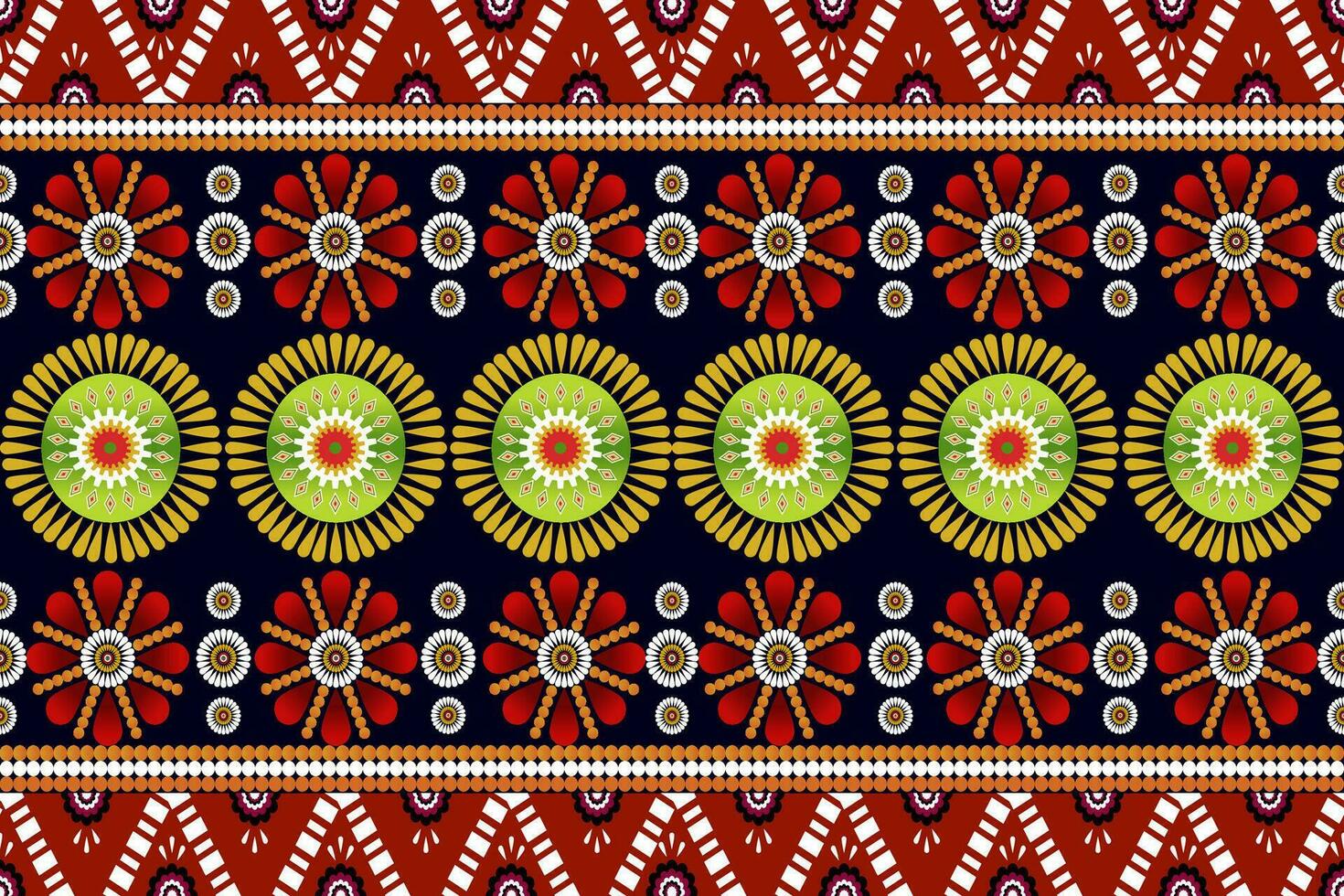 ethnic geometric pattern design for background or wallpaper vector