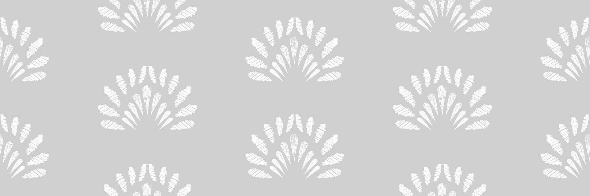 Ikat Seamless Pattern tribal art Embroidery, Ikat stripe Digital textile Asian Design for Prints Fabric saree Mughal Swaths texture Kurti Kurtis Kurtas, Motif Batik vector