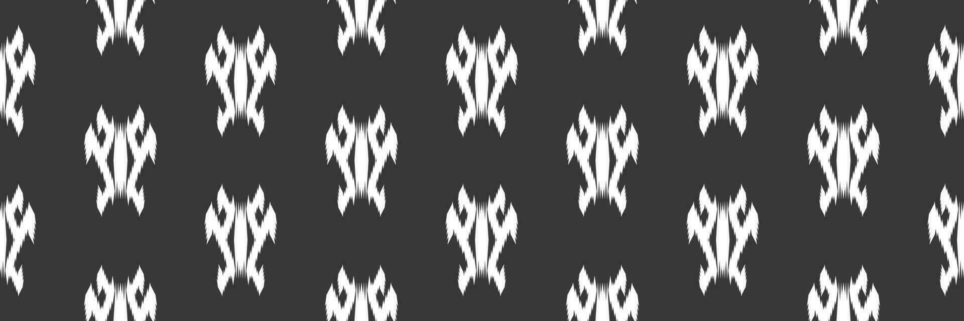 Ikat Seamless Pattern tribal art Embroidery, Ikat stripe Digital textile Asian Design for Prints Fabric saree Mughal Swaths texture Kurti Kurtis Kurtas, Motif Batik vector
