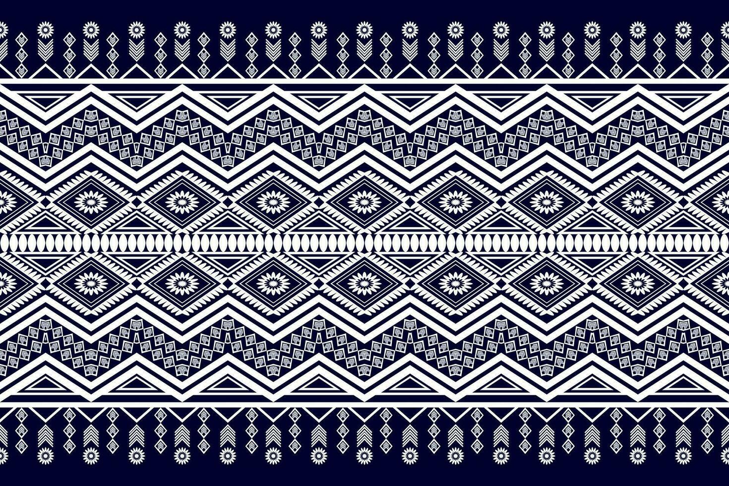 ethnic geometric pattern seamless design for background or wallpaper vector