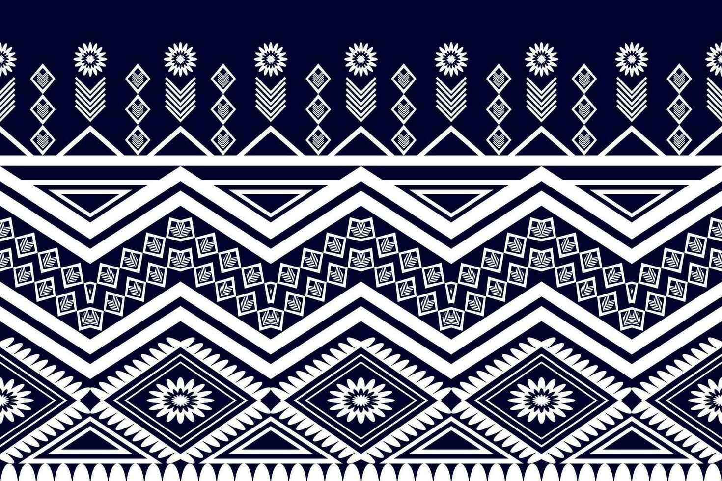 ethnic geometric pattern seamless design for background or wallpaper vector