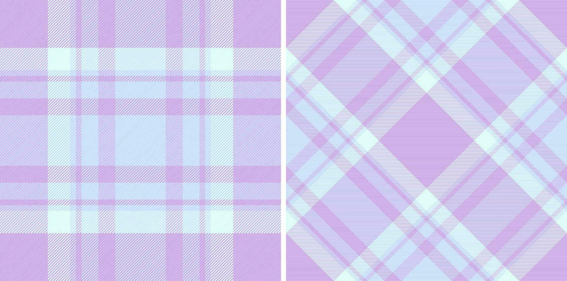 Plaid texture tartan of seamless fabric textile with a check pattern background vector. vector