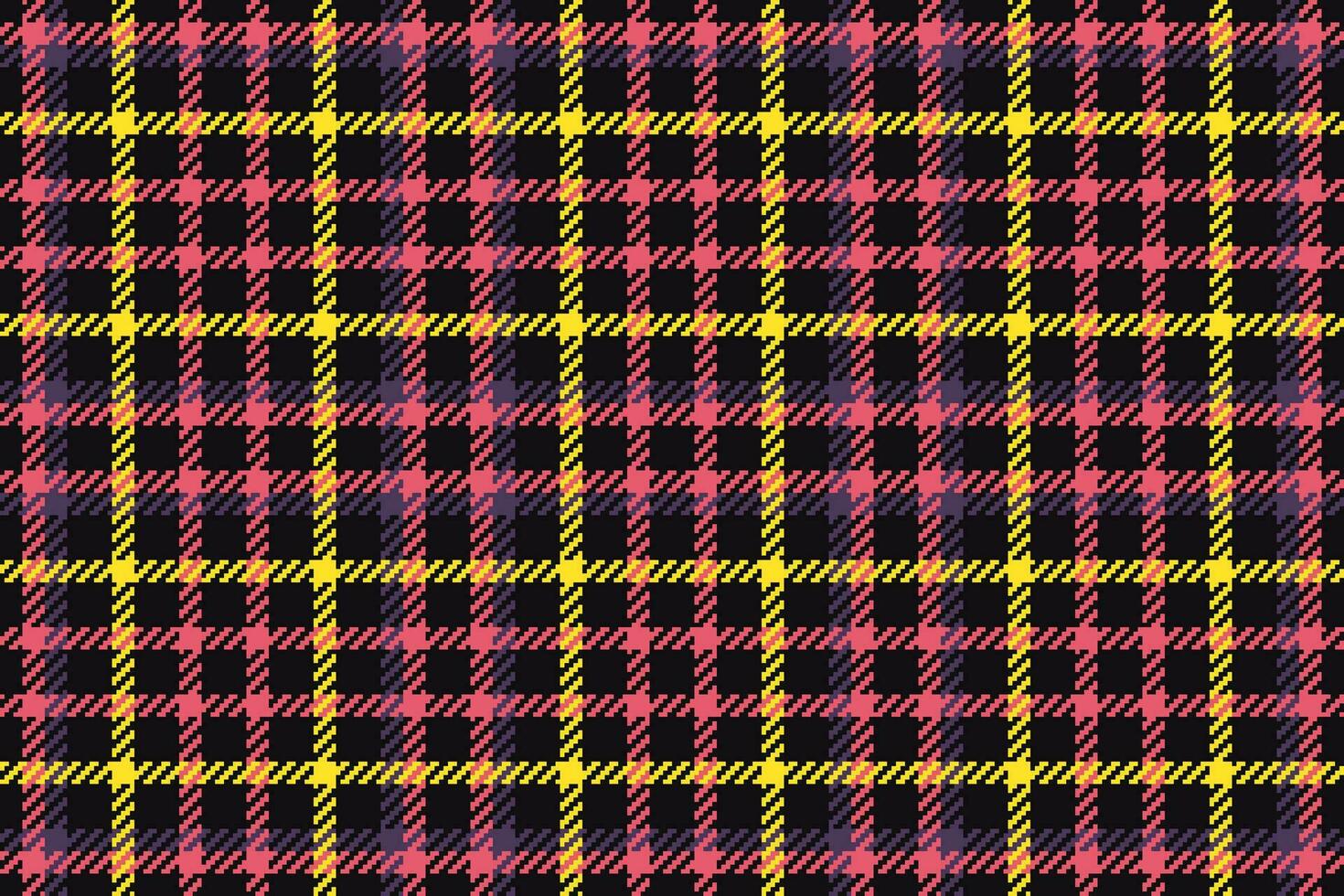 Check seamless vector of texture plaid textile with a fabric pattern tartan background.