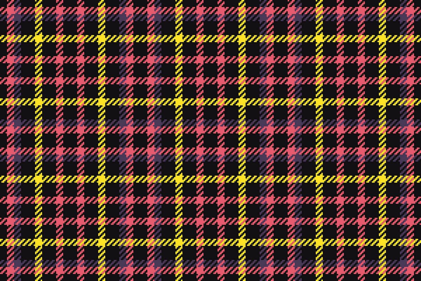 Check seamless vector of texture plaid textile with a fabric pattern tartan background.