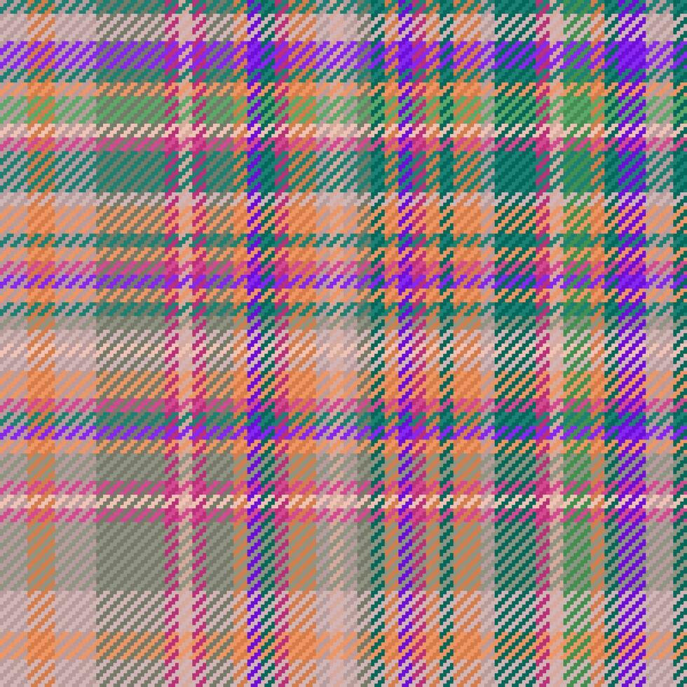 Seamless tartan plaid of fabric check pattern with a texture vector textile background.