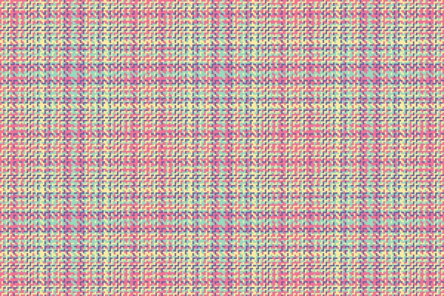 Seamless plaid texture of textile background fabric with a pattern tartan check vector. vector