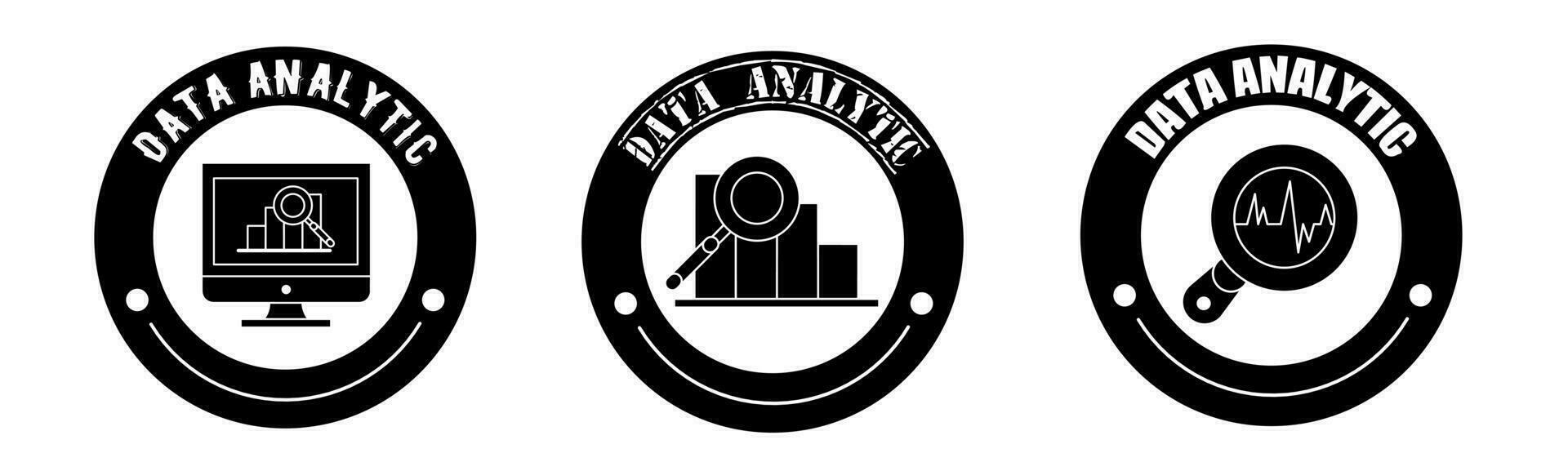 Data analytics product sale icon vector illustration. Design for shop and sale banner business.