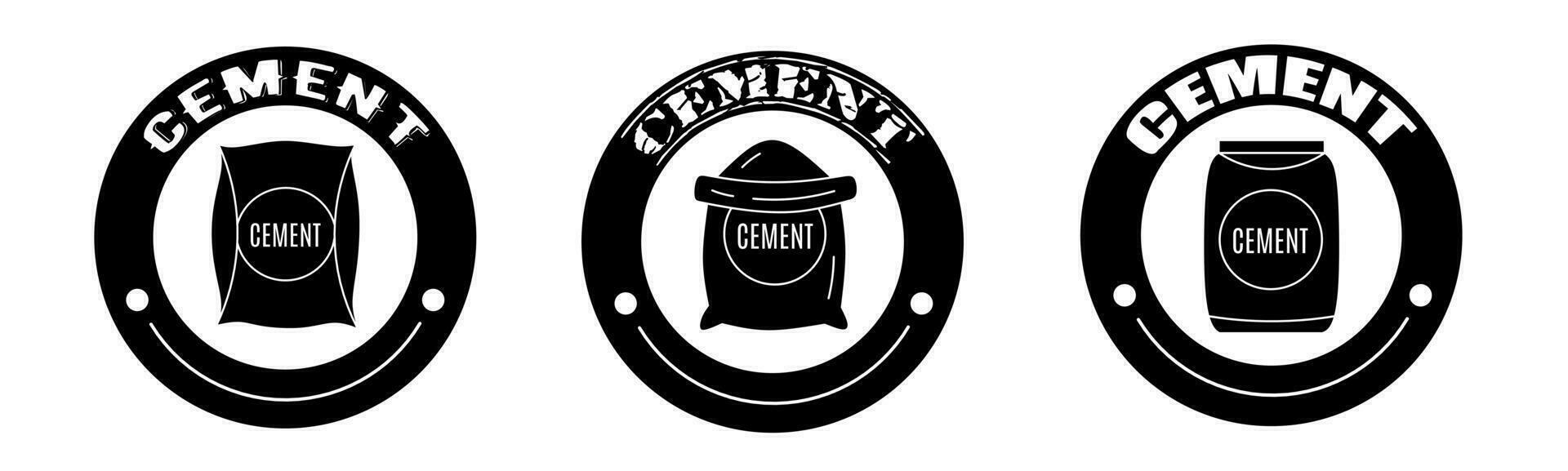 Cement product sale icon vector illustration. Design for shop and sale banner business.