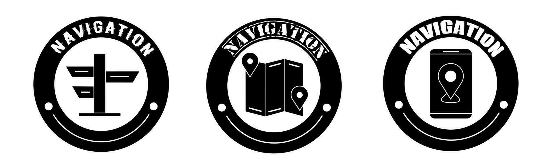 Navigation product sale icon vector illustration. Design for shop and sale banner business.
