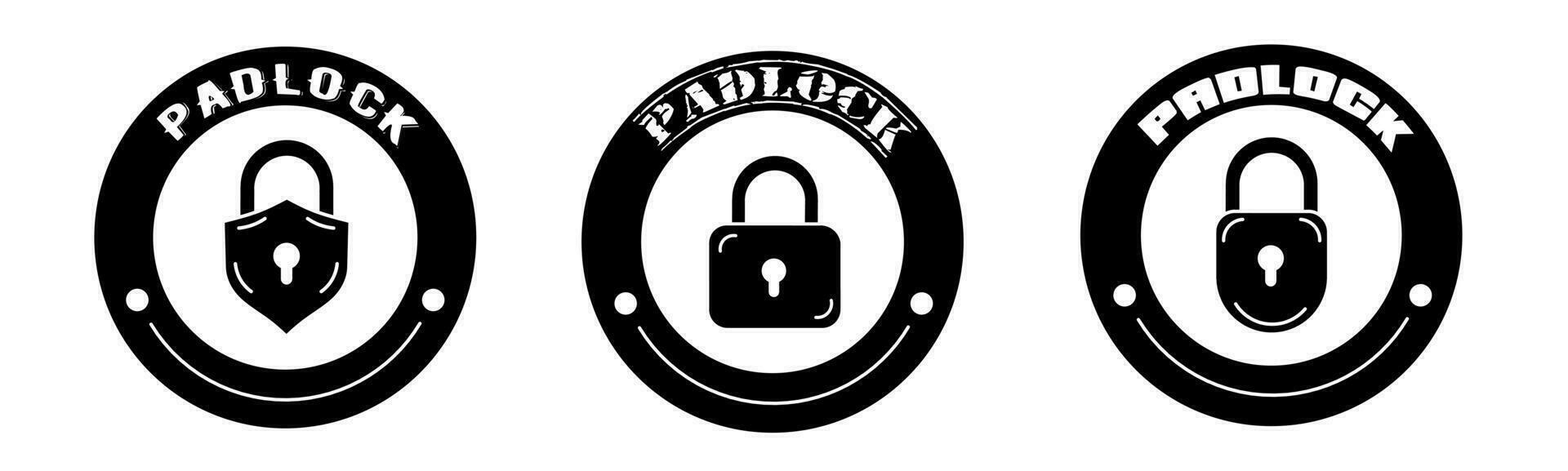 Padlock product sale icon vector illustration. Design for shop and sale banner business.