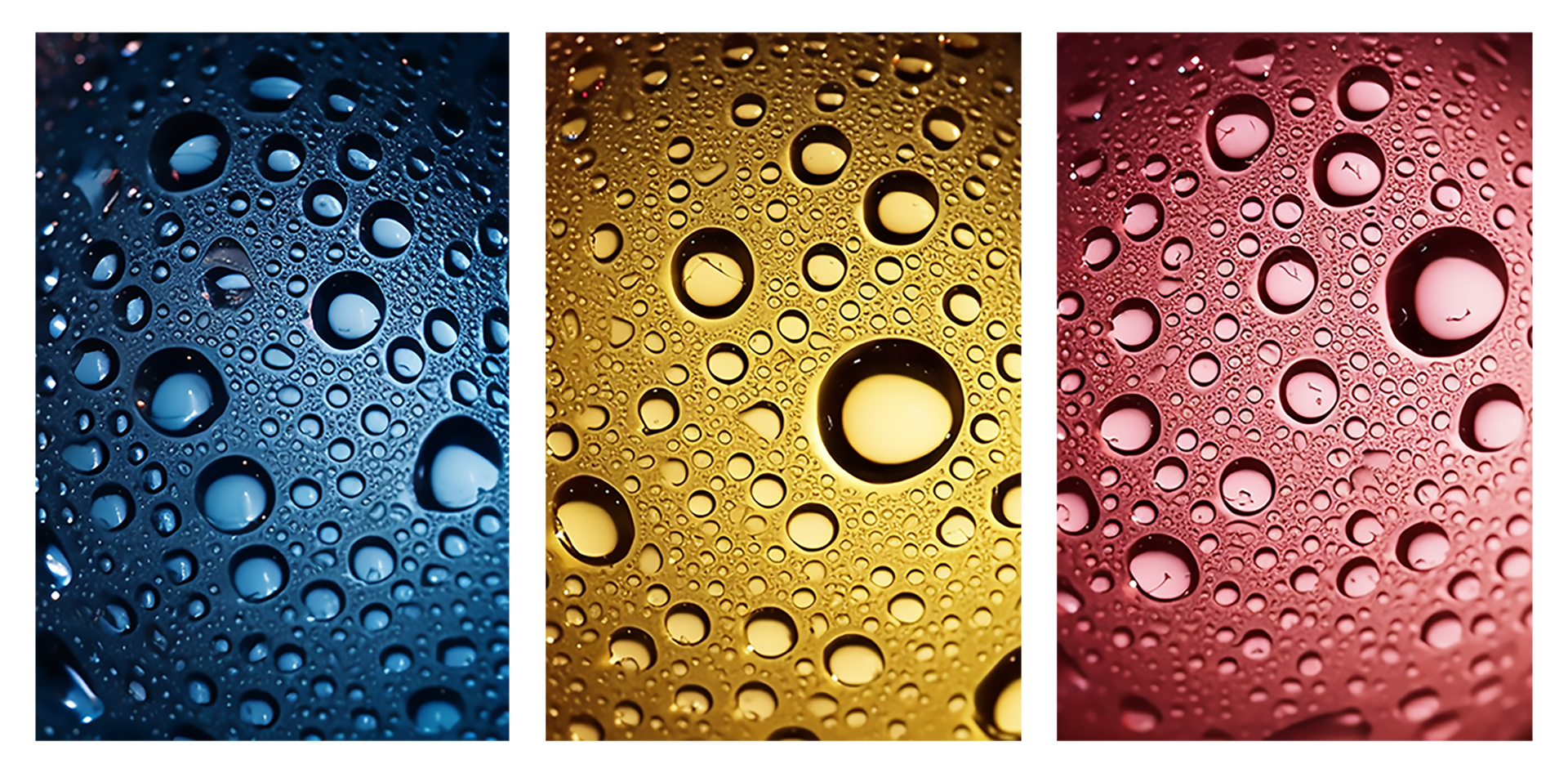 set of water bubble texture background, generative ai png