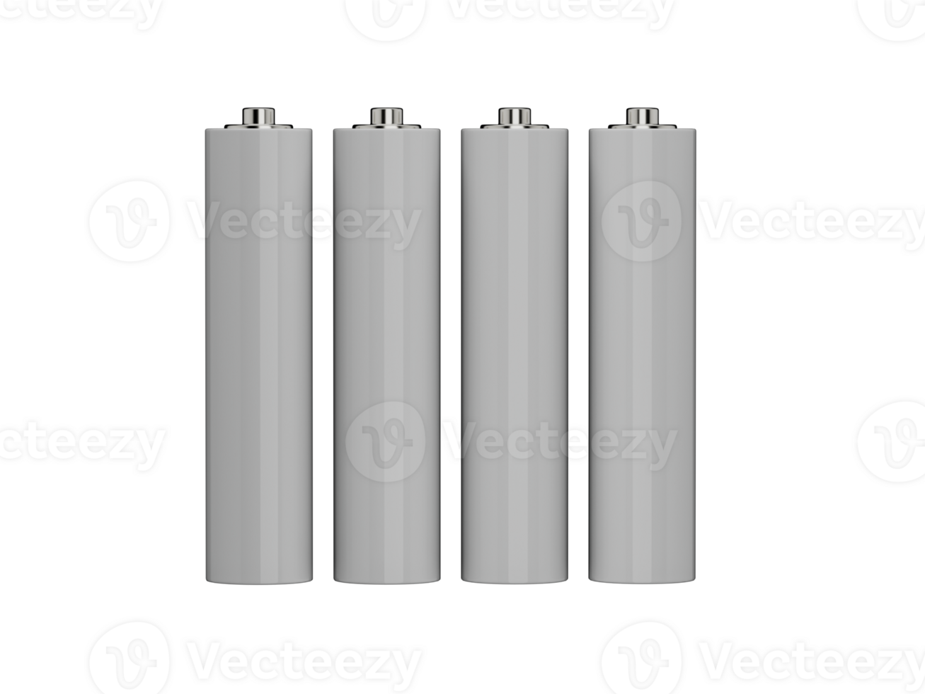 aaa Tamanho bateria isolado em branco recarregável bateria Duplo uma ou triplo uma Tamanho 3d ilustração png