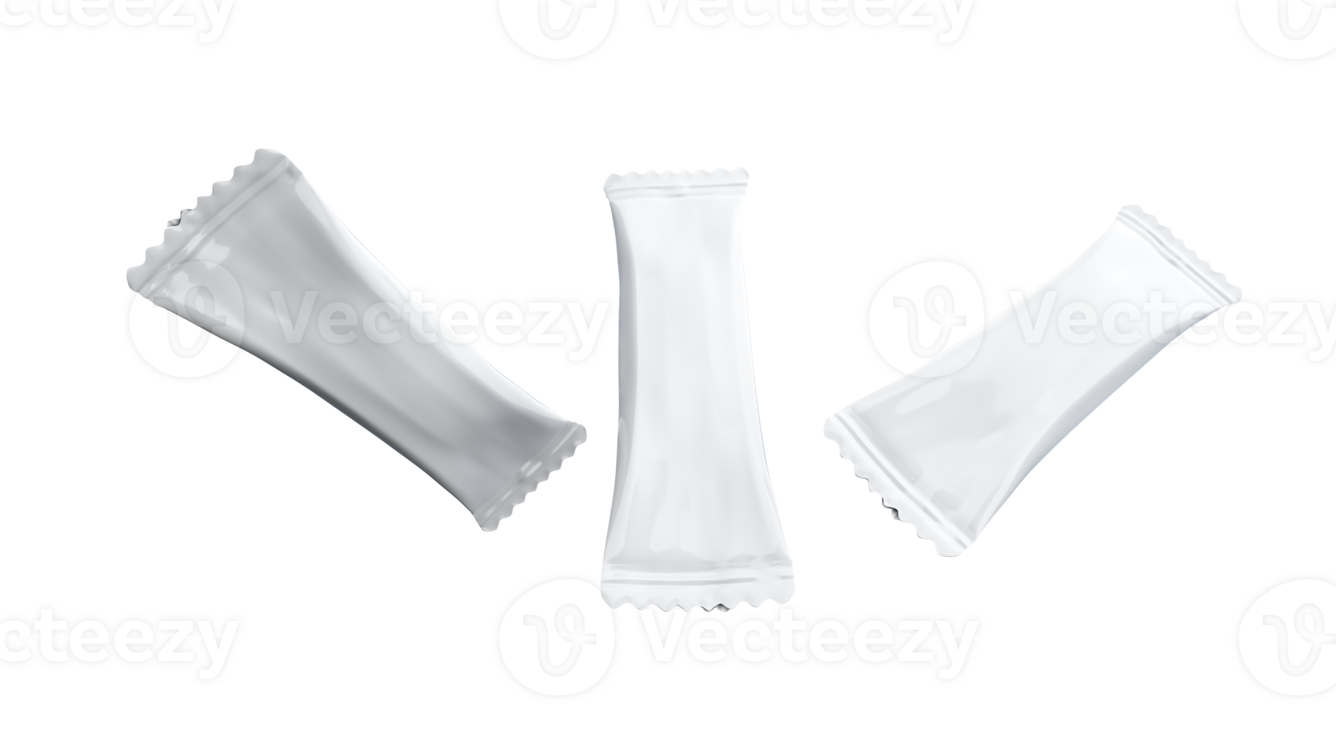 Flying Long Candy Wrapper Packaging White polyethylene package, Snack