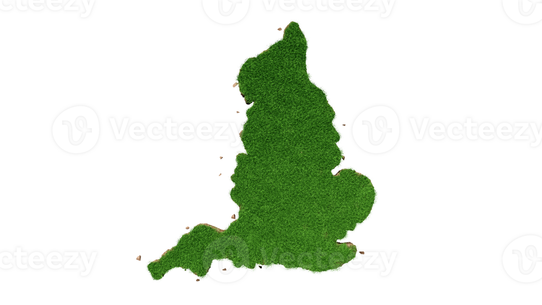 England country Grass and ground texture map 3d illustration png