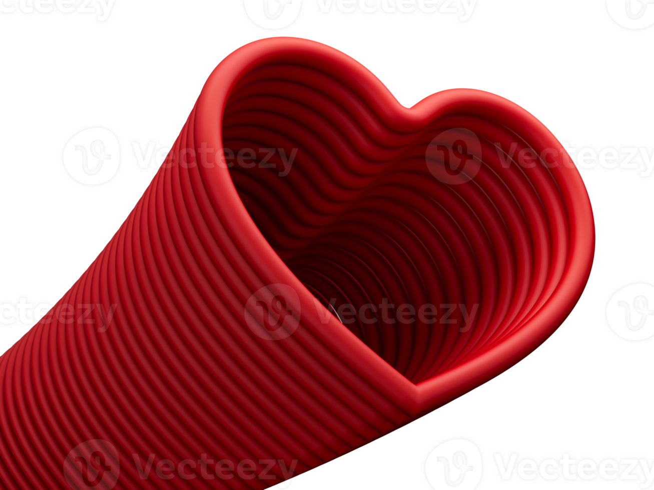 Heart linear icon Hearts Abstract 3d illustration png