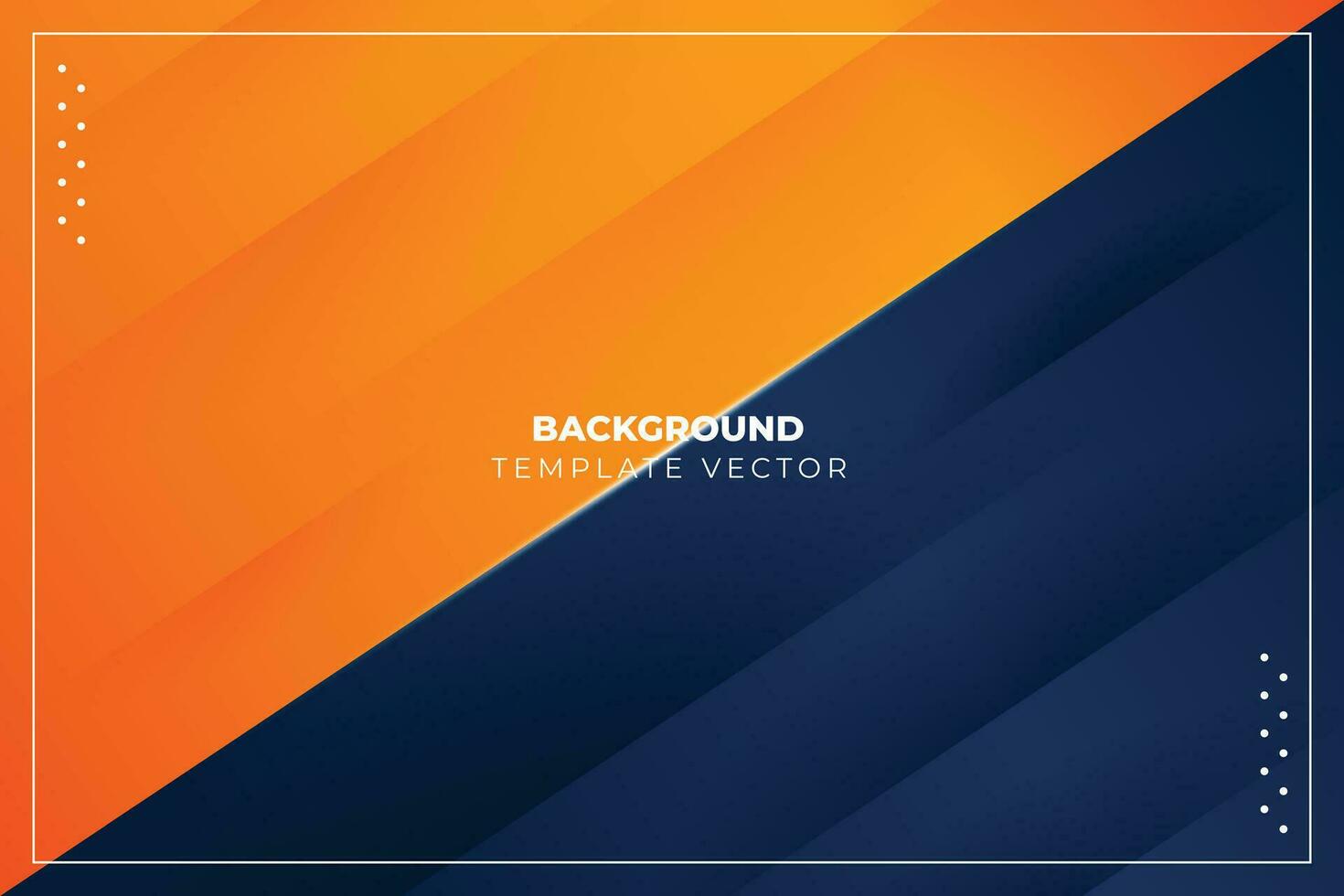 Orange and Dark Blue Abstract Background vector