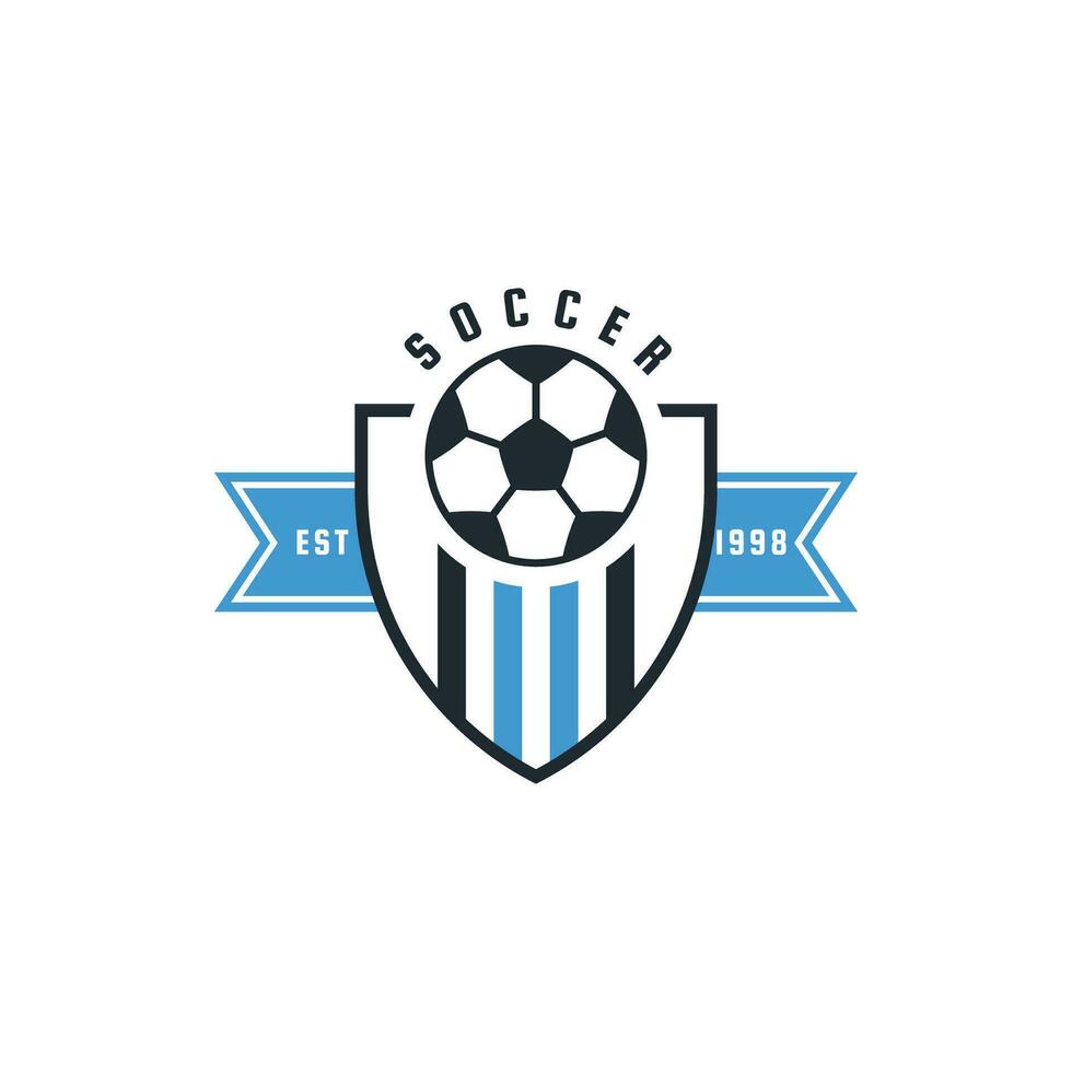 fútbol americano y fútbol colegio vector logo modelo