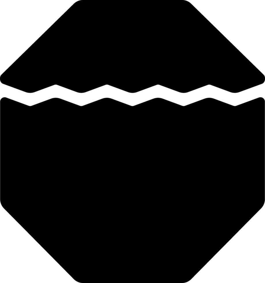 solid icon for part vector