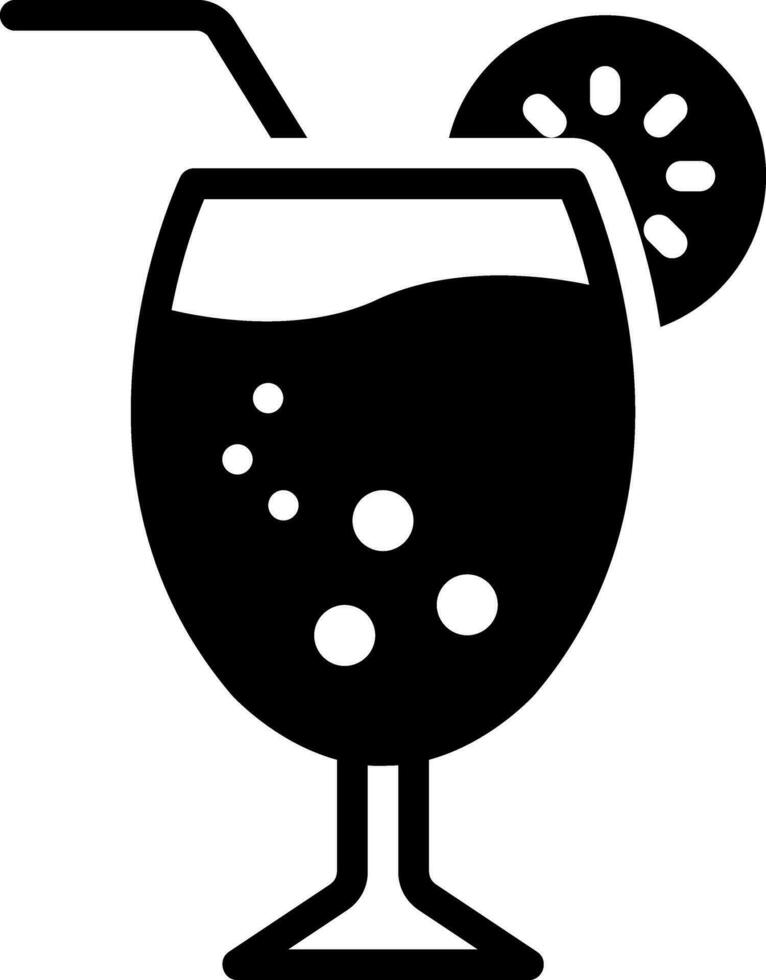 solid icon for juice vector
