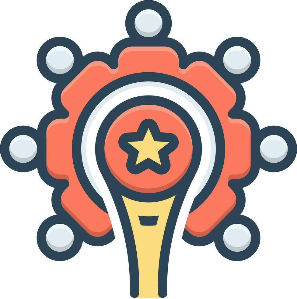 color icon for union vector