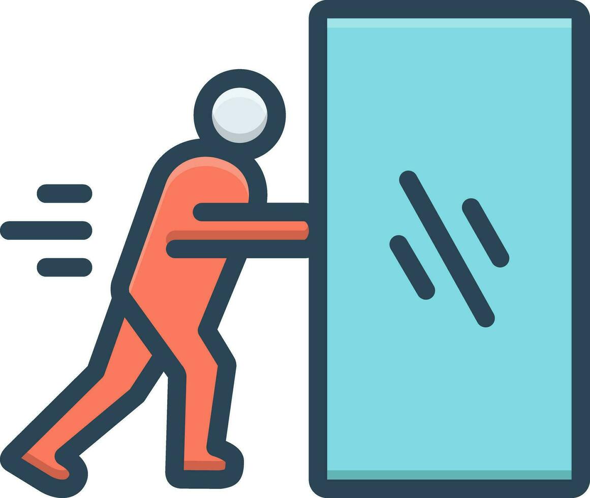 color icon for easily vector