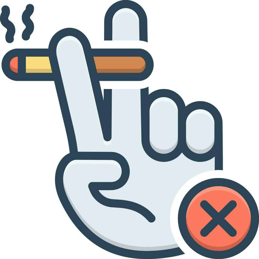 color icon for ban vector