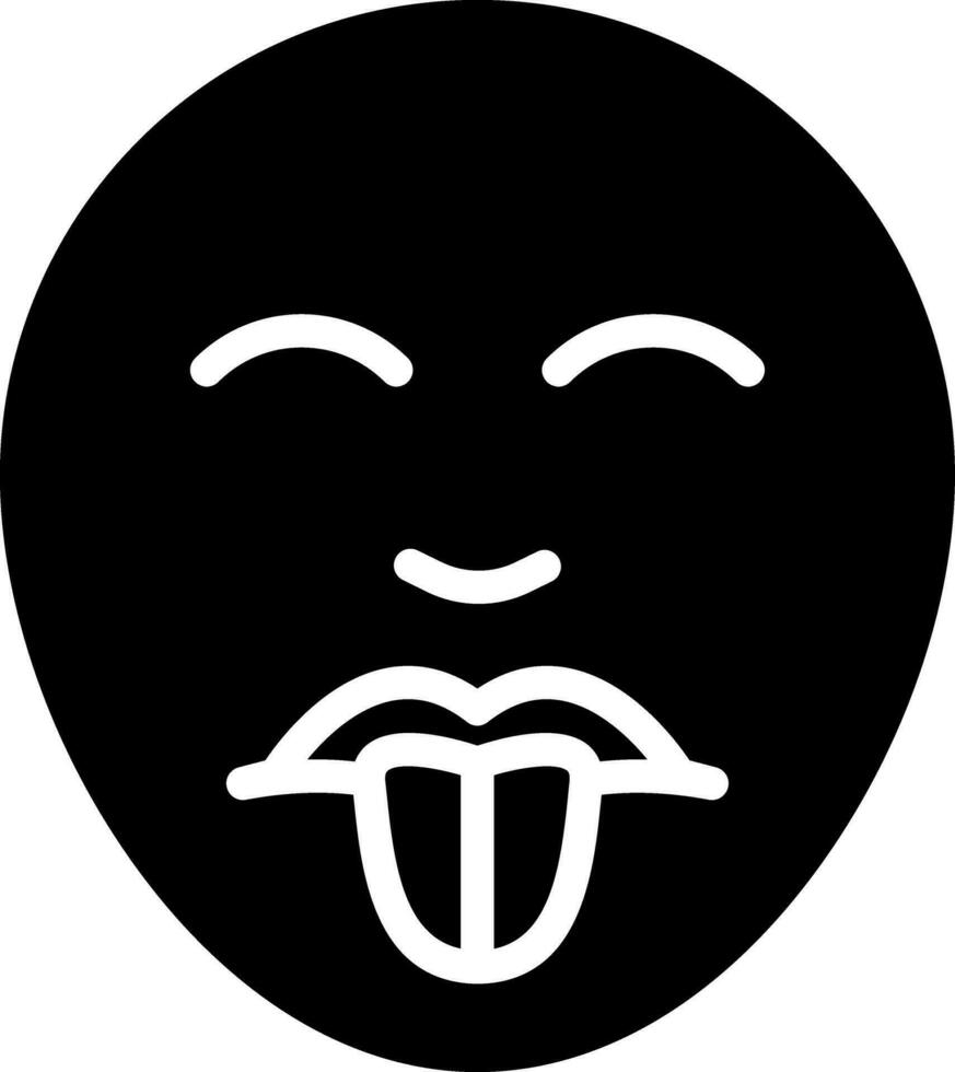 solid icon for taste vector