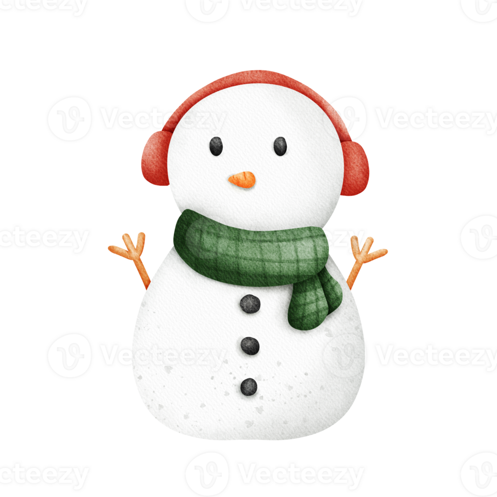 snowman with hat png