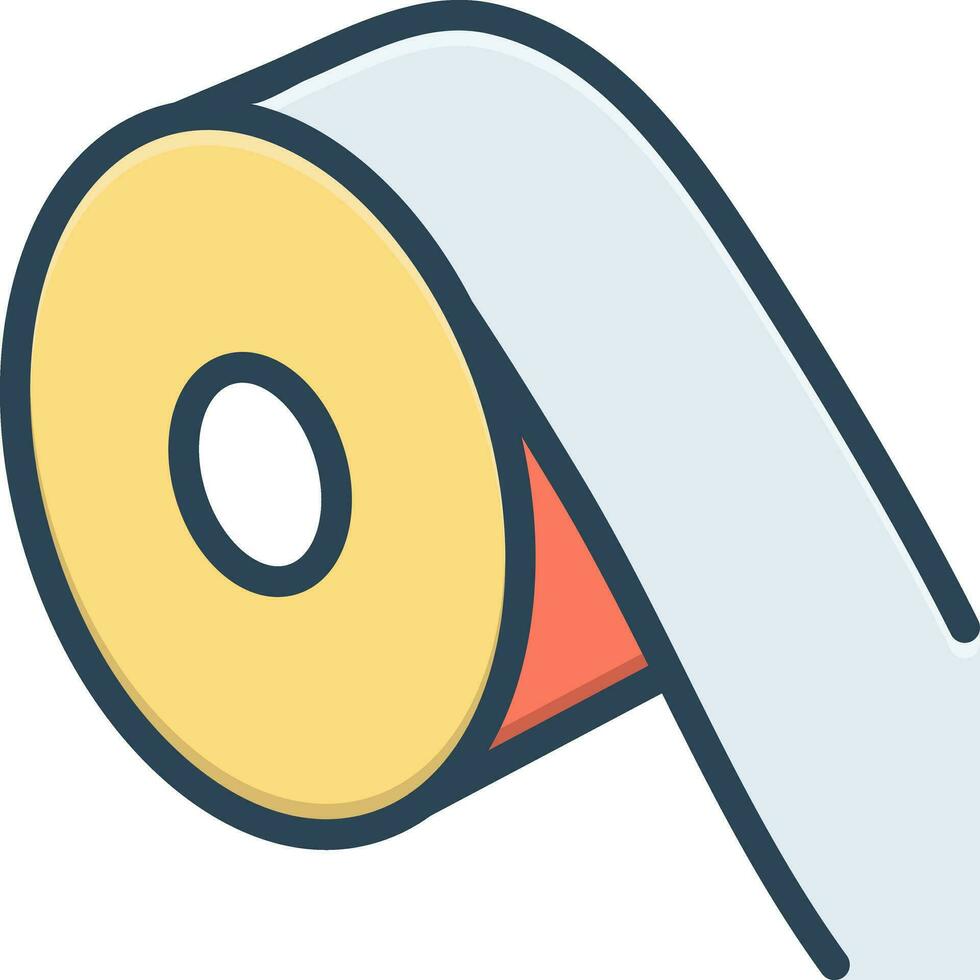 color icon for reflective tape vector