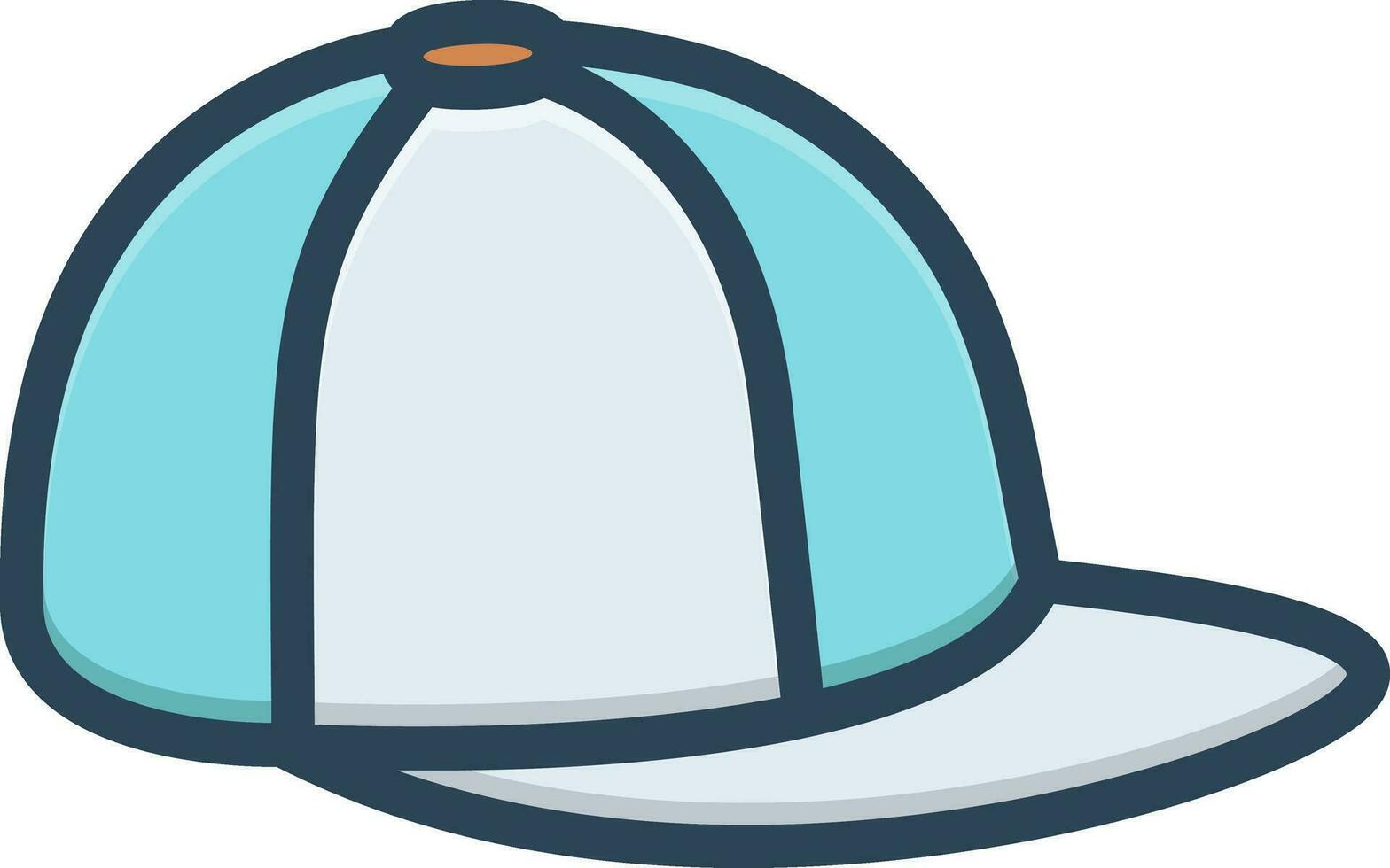 color icon for cap vector