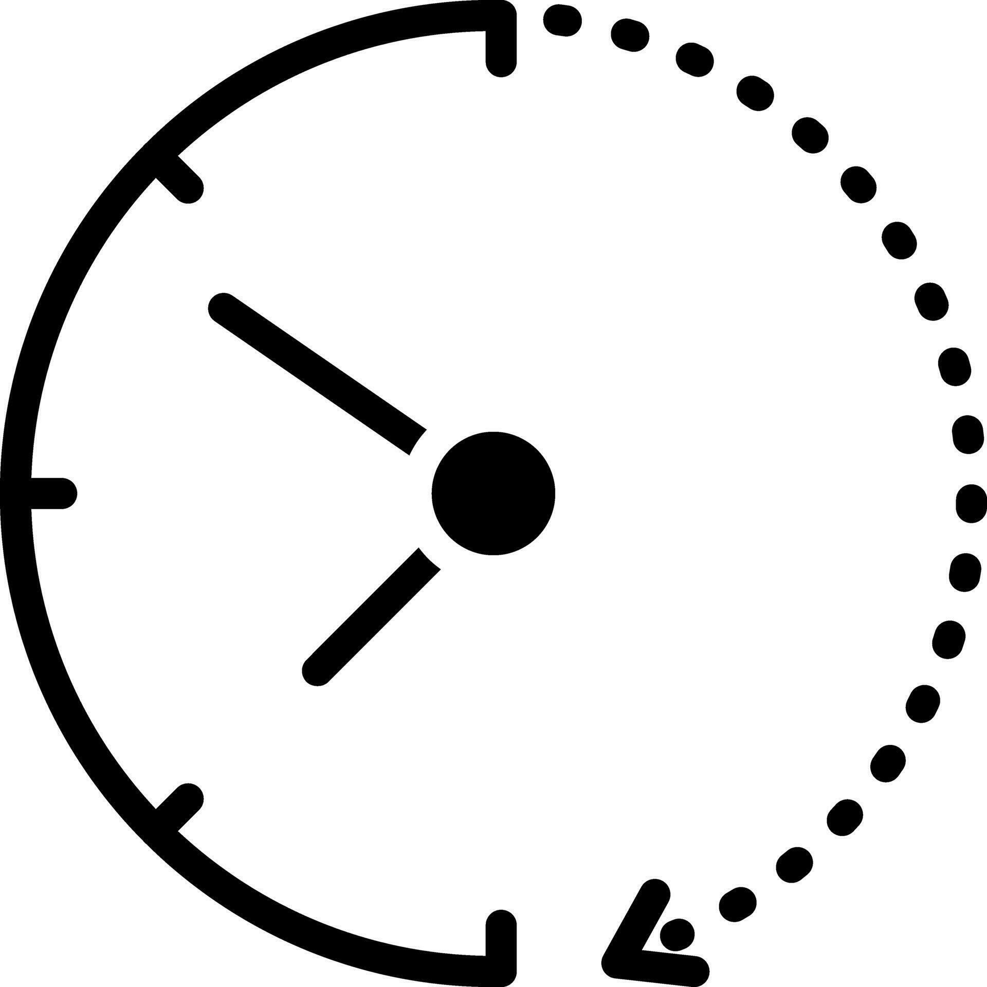 solid icon for later 26538971 Vector Art at Vecteezy