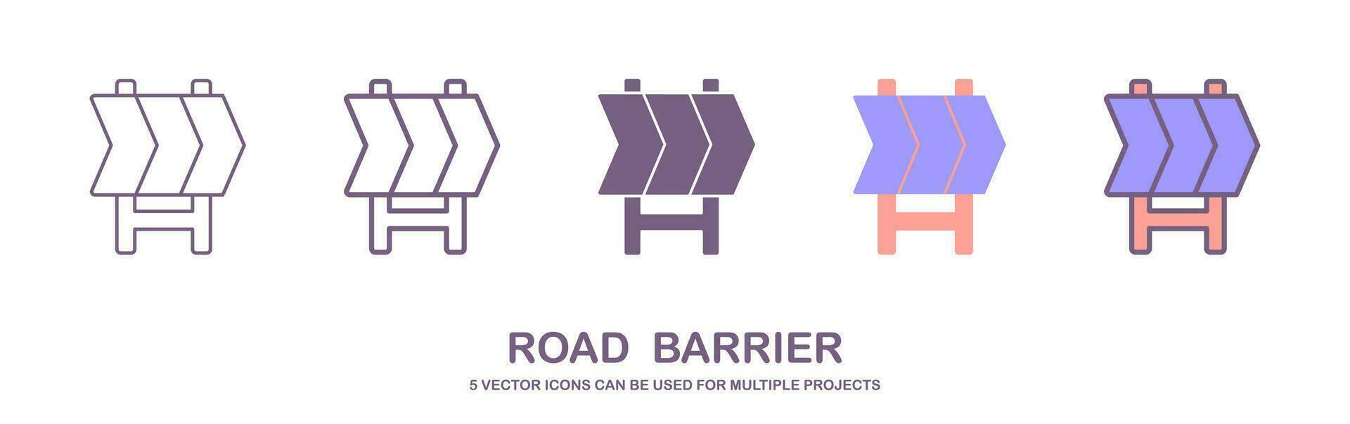 Road barrier icon flat. Vector illustration symbol and bonus pictogram. traffic barrier icon vector. portal illustration. isolated on white background. vector illustration