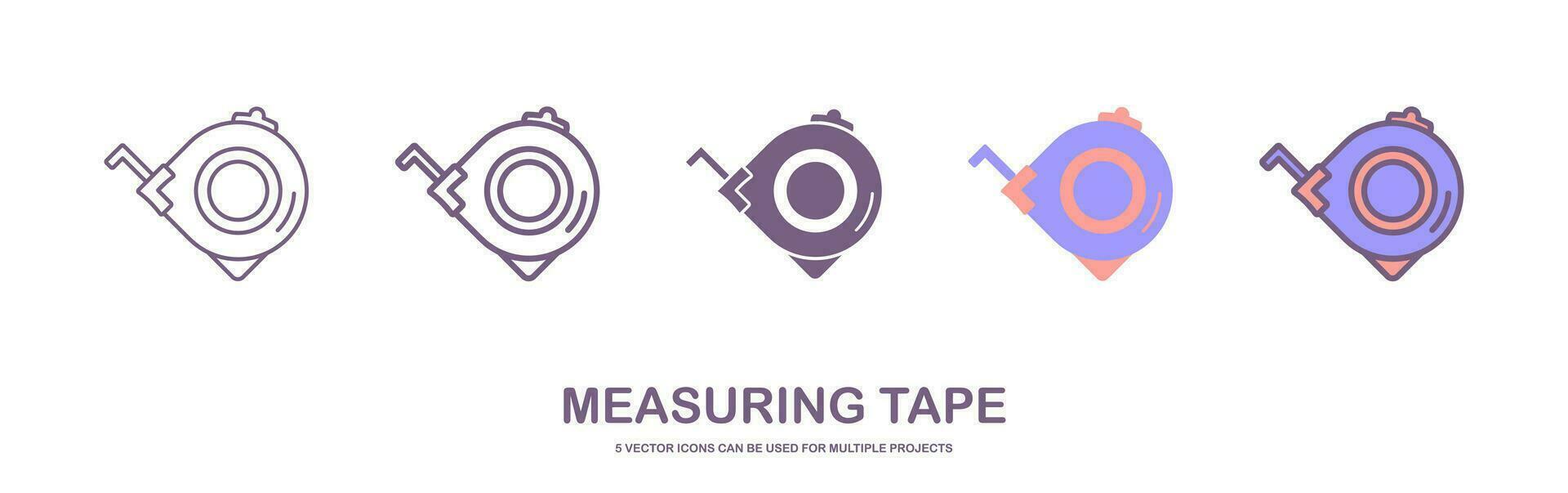 measuring tape tool icon image. vector illustration.