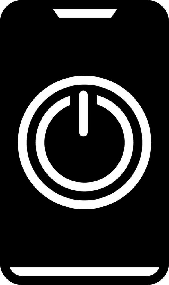 solid icon for off vector