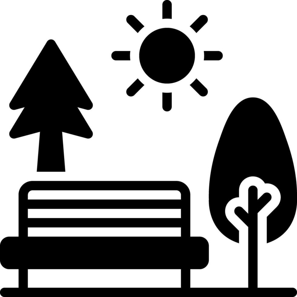 solid icon for garden vector