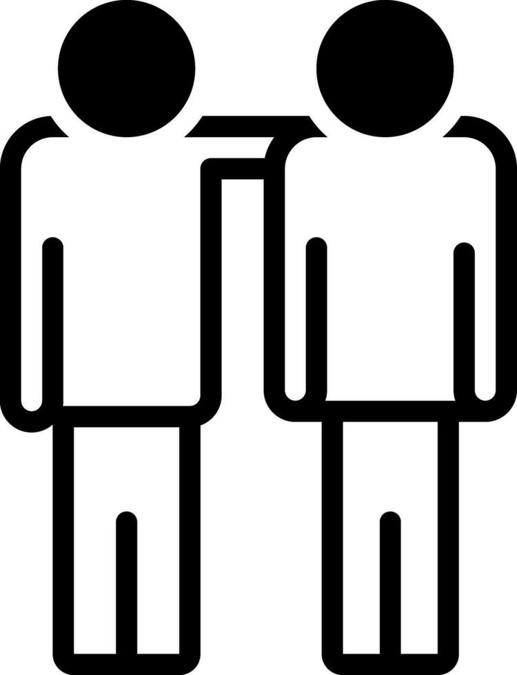 solid icon for fellow vector