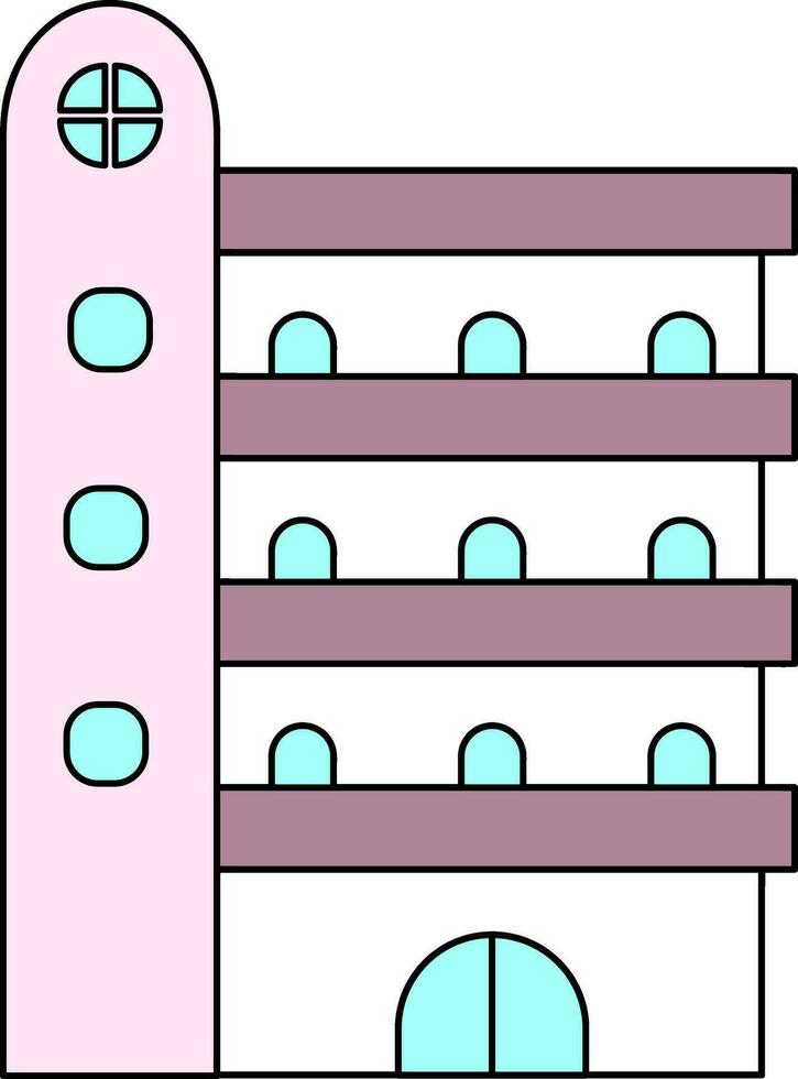 edificios y moderno ciudad casas vector íconos