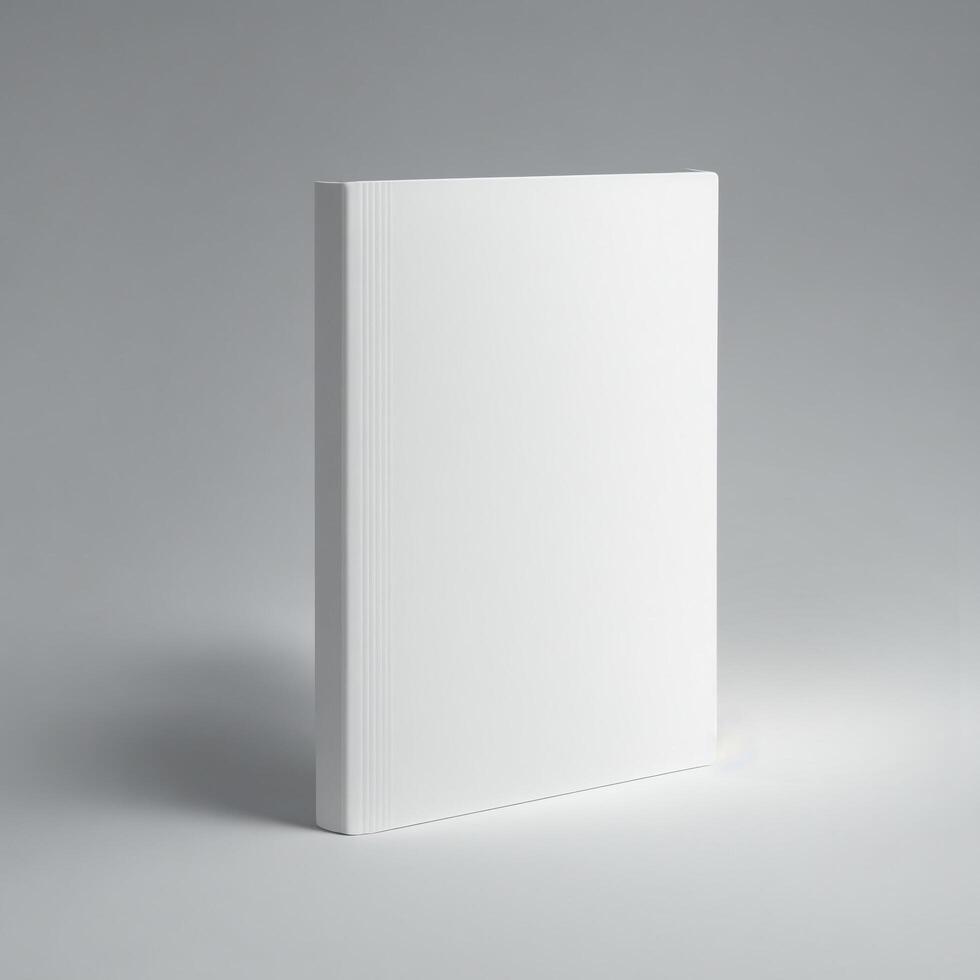 Front View of Book on a Clean Background by photo