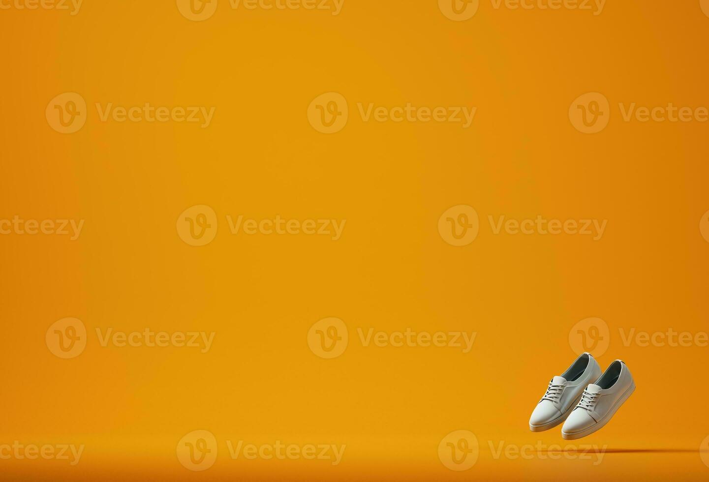 School tools on bright color backgrounds, 3D rendering photo